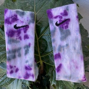 Nike tie dye crew socks